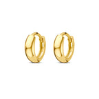 klapoorringen 10 mm 14K geelgoud