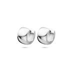 klapoorringen 10,5 mm zilver gerhodineerd