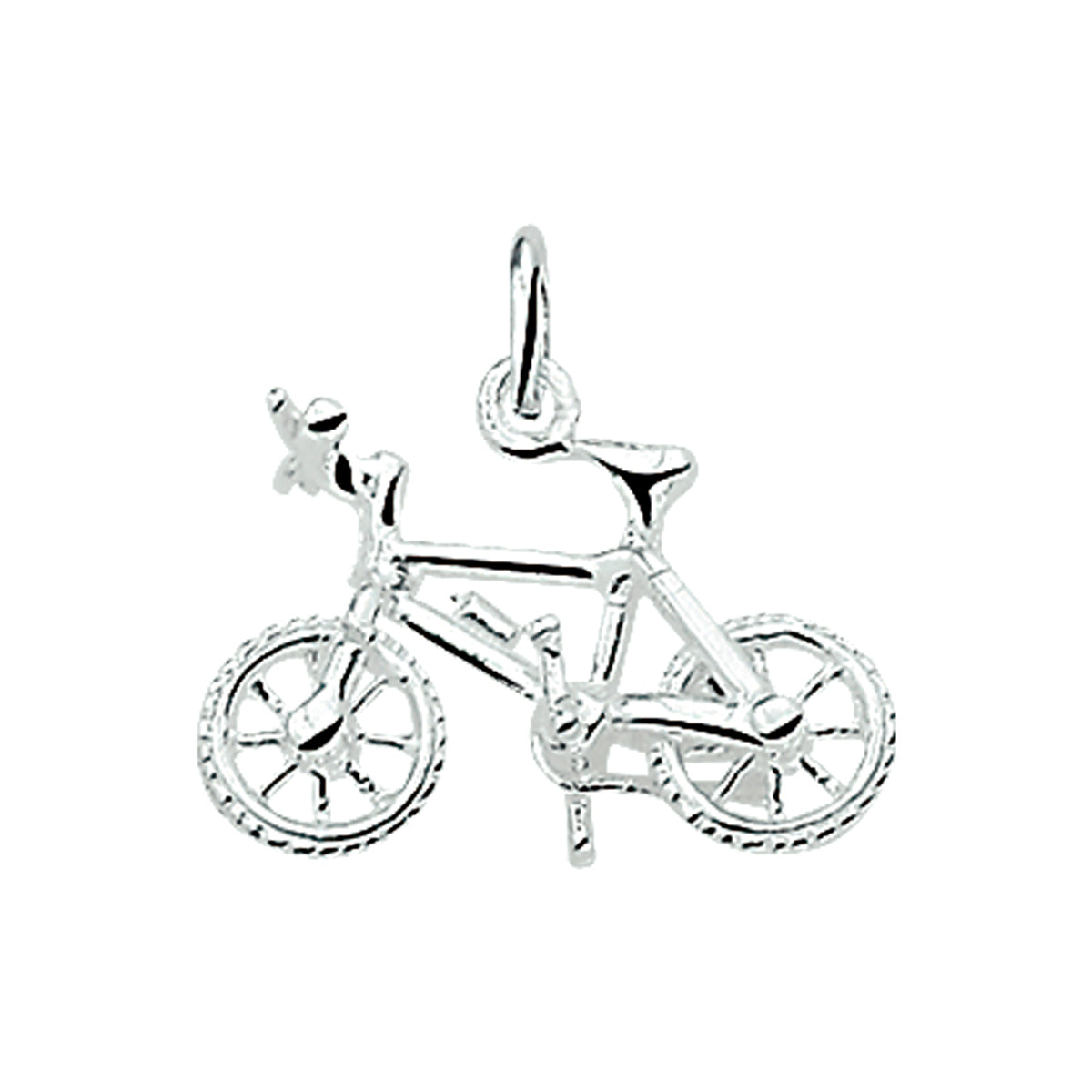 hanger bmx-fiets zilver wit