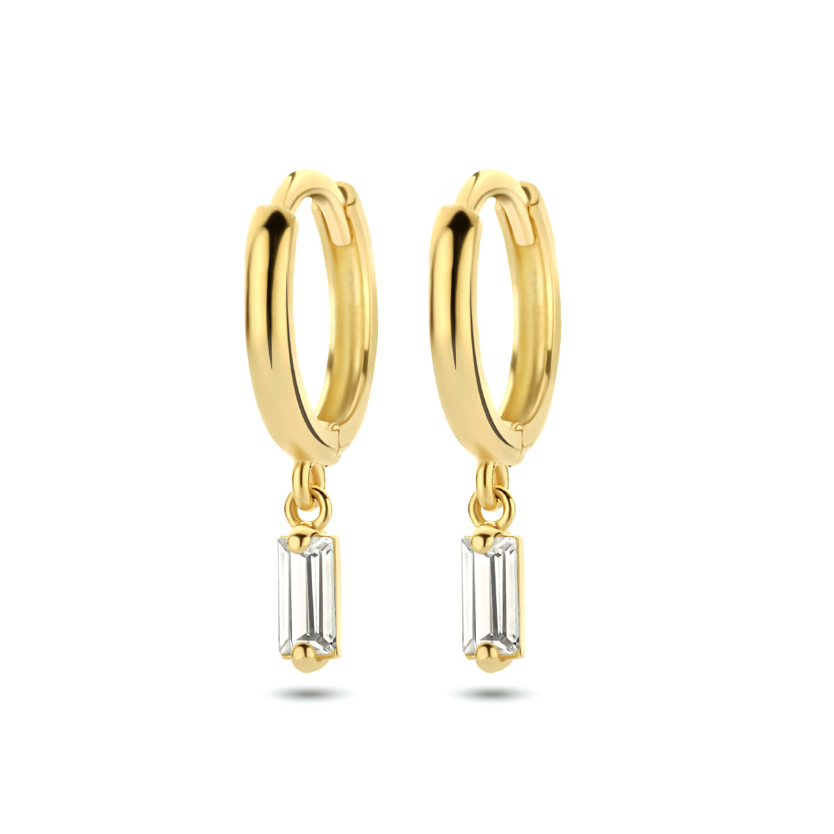 Ohrhänger Zirkonia 14K Gelbgold