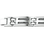 Armband poly/matt 21 cm Edelstahl