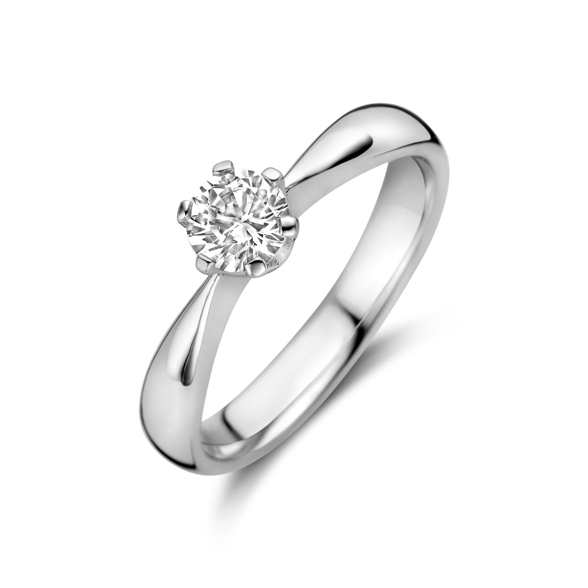 Ring Zirkonia Silber rhodiniert