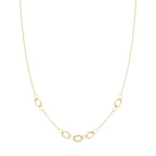 collier 43 + 2 cm 14K geelgoud