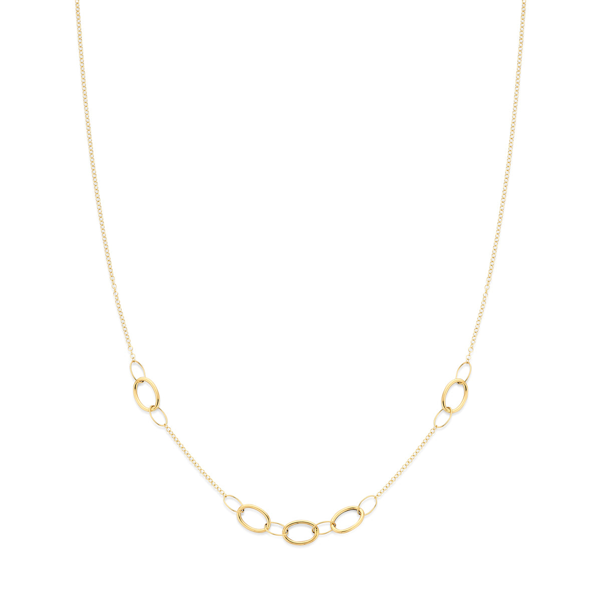 collier 43 + 2 cm 14K geelgoud