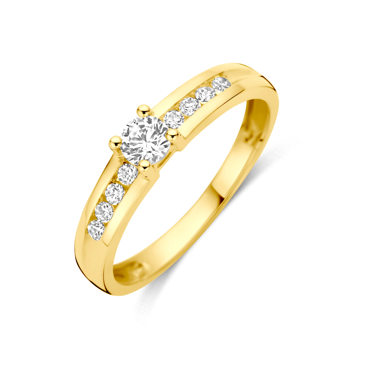 9K Ring Zirkonia 9K Gelb