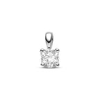 hanger zirkonia 9,5 mm zilver gerhodineerd