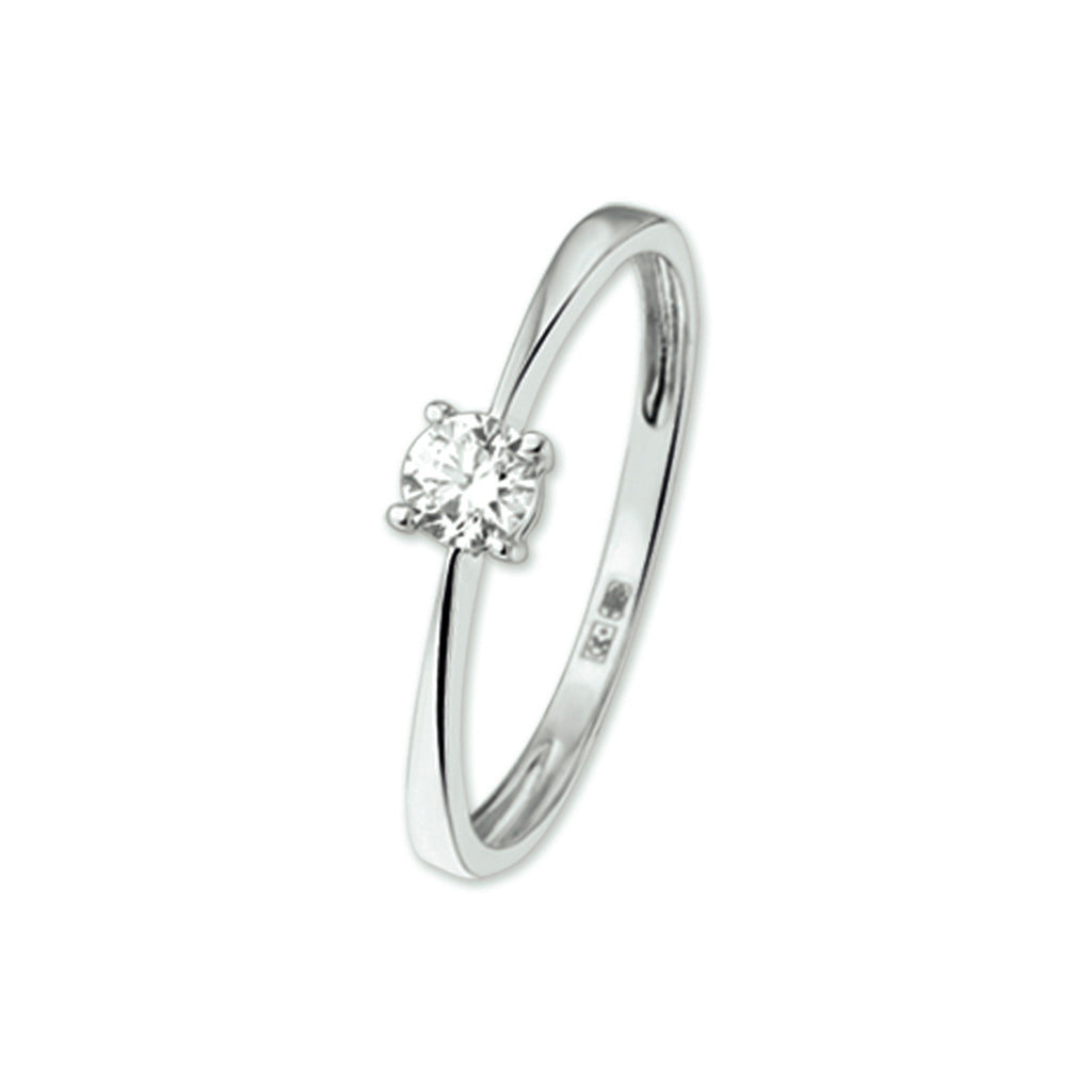Ring Zirkonia 14K Weißgold