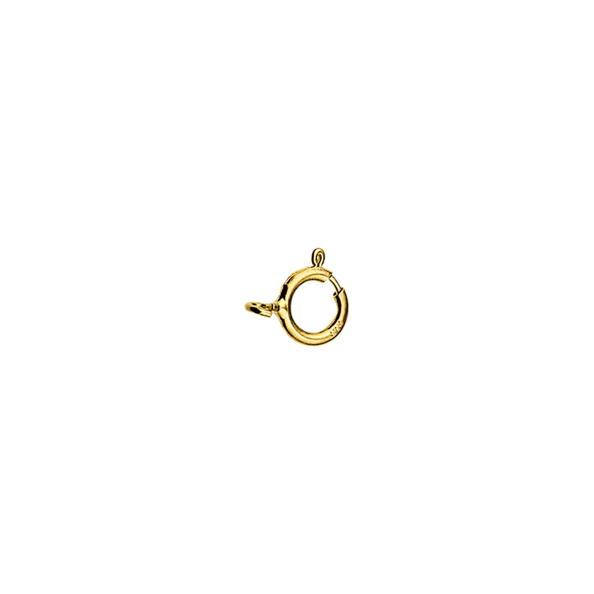 veerring 7 mm 14K geelgoud