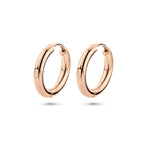 Ohrringe 2,5 mm runde Röhre 14K Roségold