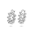 Ohrringe 19 mm Silber rhodiniert