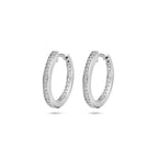klapoorringen zirkonia 2 mm buis zilver gerhodineerd