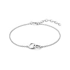 Armband Kreise 16 + 3 cm Silber rhodiniert