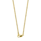 collier slot 3,0 mm 45 cm 3 micron zilver verguld (geel)