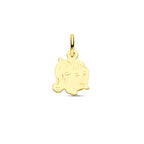 Anhänger Mädchen 10 mm 14K Gelbgold