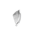 hanger zirkonia gescratcht zilver gerhodineerd