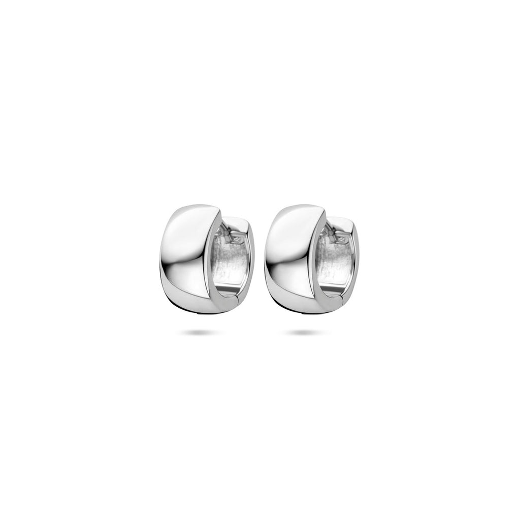 Klappohrringe 10,5 mm Silber rhodiniert
