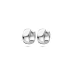 Klappohrringe 10,5 mm Silber rhodiniert