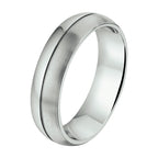 Ring 5,5 mm ohne Zirkonia Edelstahl