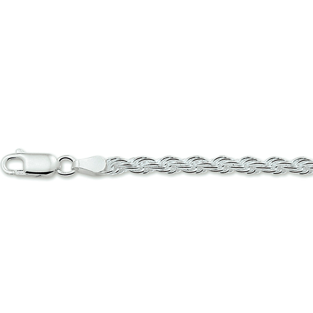 koord 3,5 mm zilver wit