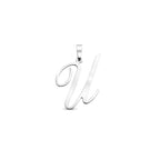 hanger letter zilver gerhodineerd