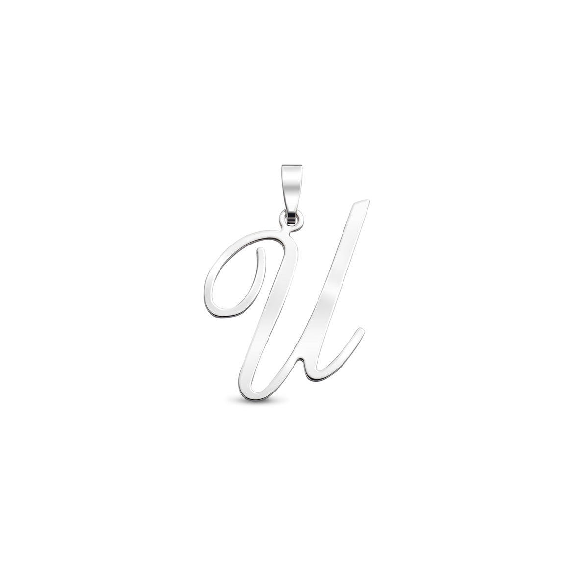 hanger letter zilver gerhodineerd