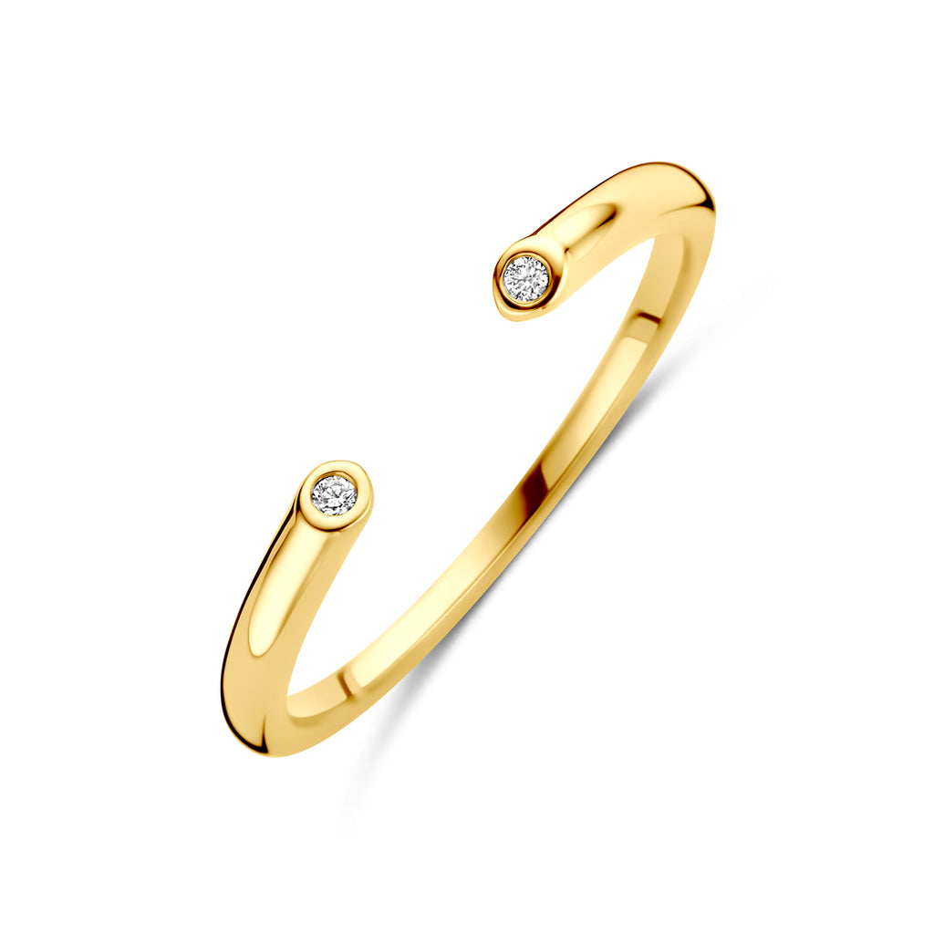 Ring Diamant 0.01ct 14K Gelbgold