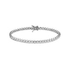 Tennisarmband Zirkonia 3,4 mm Silber rhodiniert