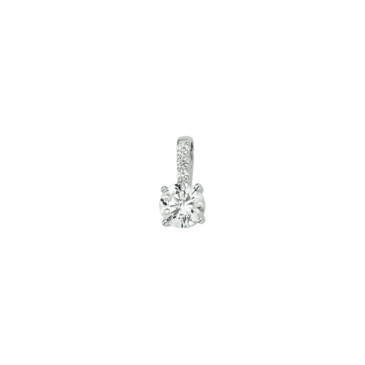 hanger zirkonia zilver gerhodineerd