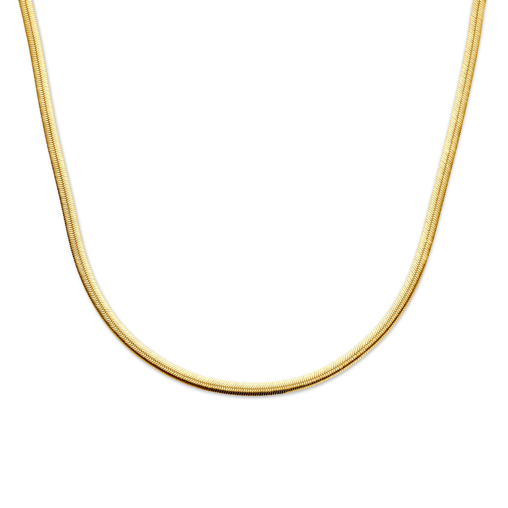 collier gourmette 4,6 mm 40 + 4 cm 3 micron zilver verguld (geel)