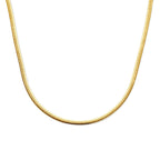 collier gourmette 4,6 mm 40 + 4 cm 3 micron zilver verguld (geel)