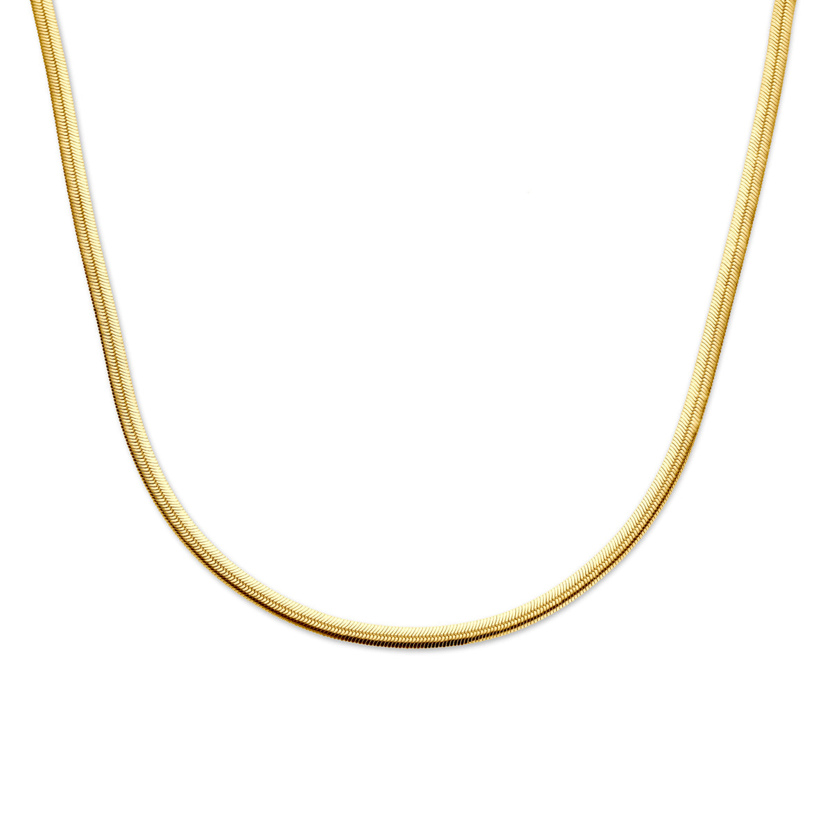 collier gourmette 4,6 mm 40 + 4 cm 3 micron zilver verguld (geel)