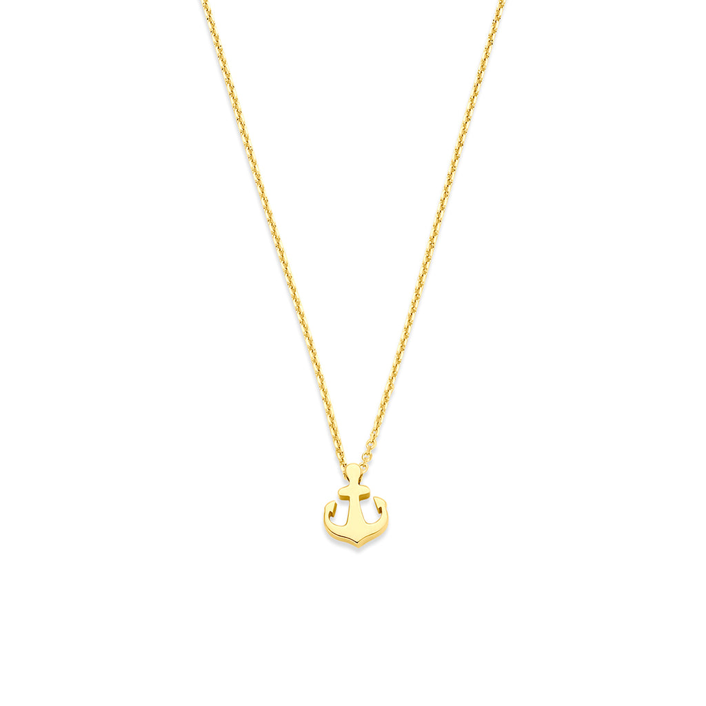 collier anker 40 - 42 - 44 cm 14K geelgoud