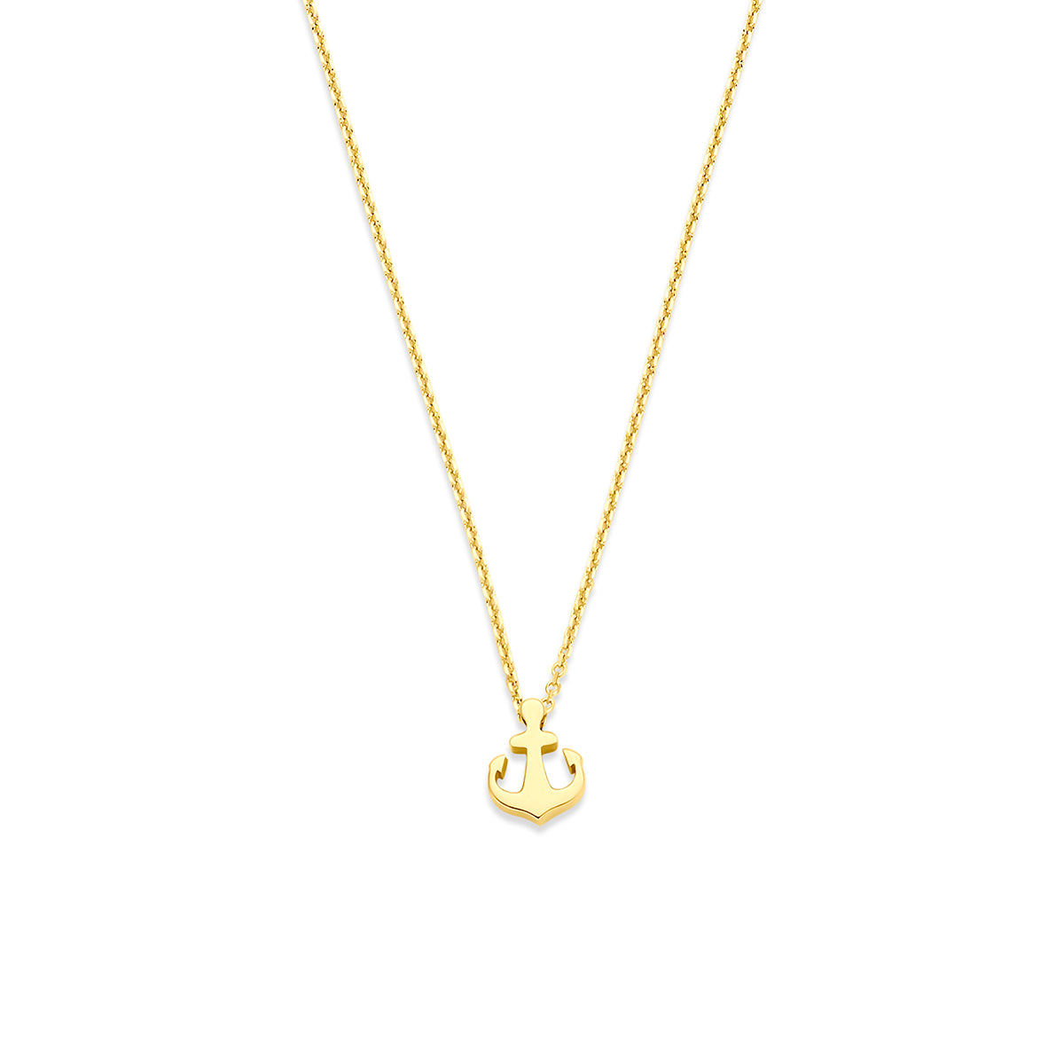 collier anker 40 - 42 - 44 cm 14K geelgoud