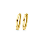 klapoorringen 17 mm 14K geelgoud