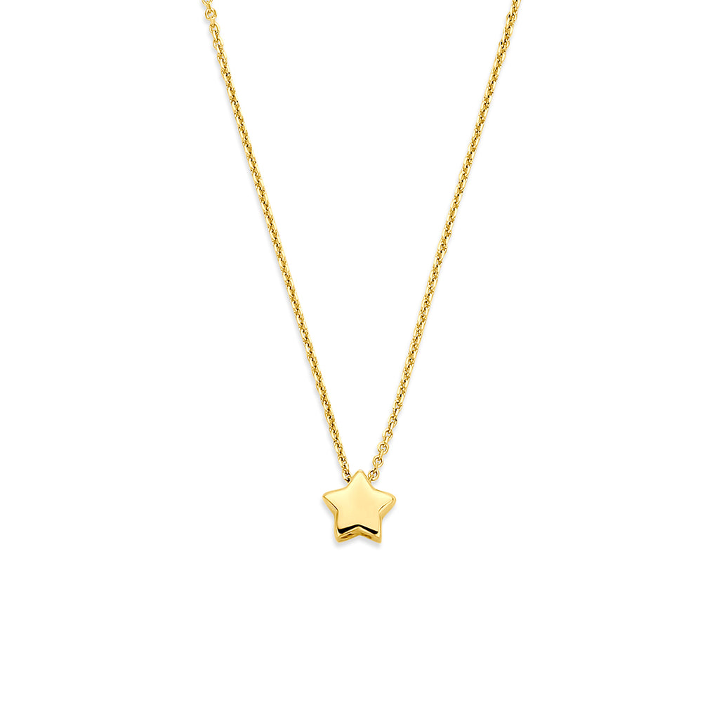 collier ster 40 - 42 - 44 cm 14K geelgoud