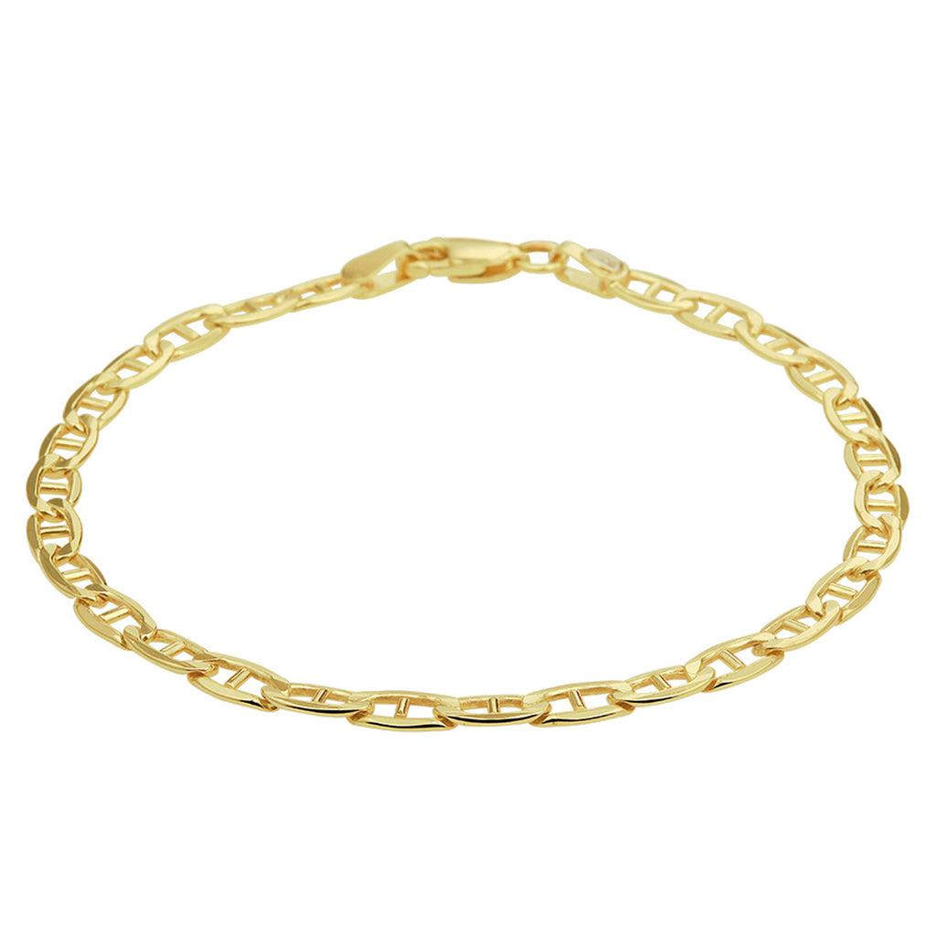 Anker massiv 4,2 mm Silgold (gelb mit Silberkern)