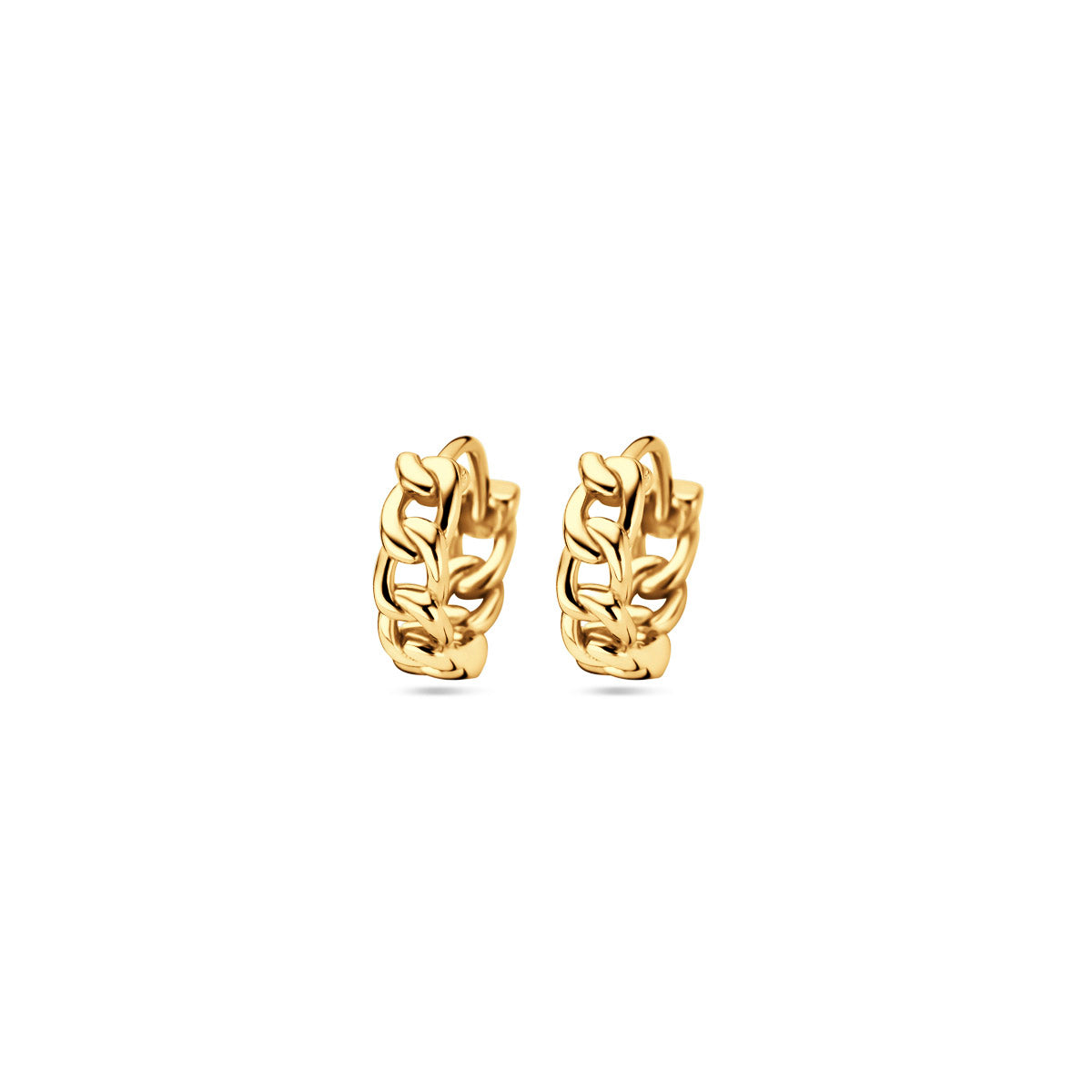 klapoorringen 1 micron 10,5 mm zilver verguld (geel)