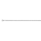 koord massief 2,7 mm zilver gerhodineerd