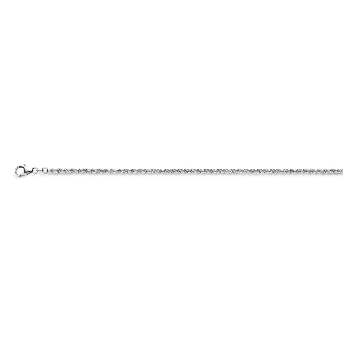 koord massief 2,7 mm zilver gerhodineerd