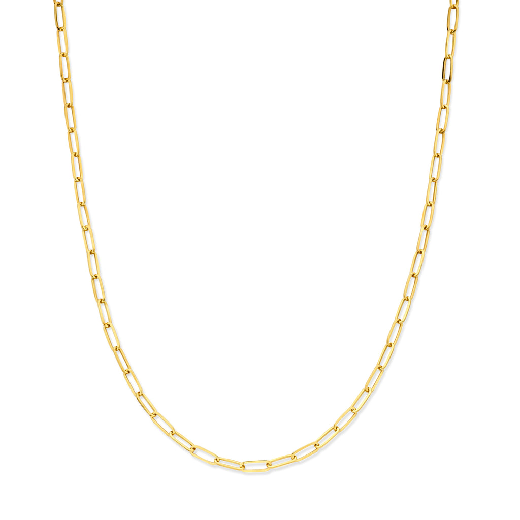 collier 4,2 mm 45 cm massief silgold (geel met zilverkern)