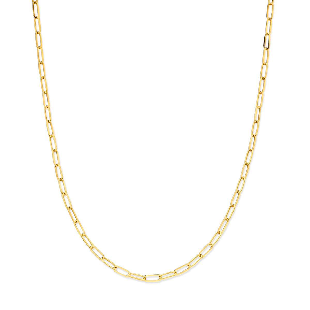 collier 4,2 mm 45 cm massief silgold (geel met zilverkern)