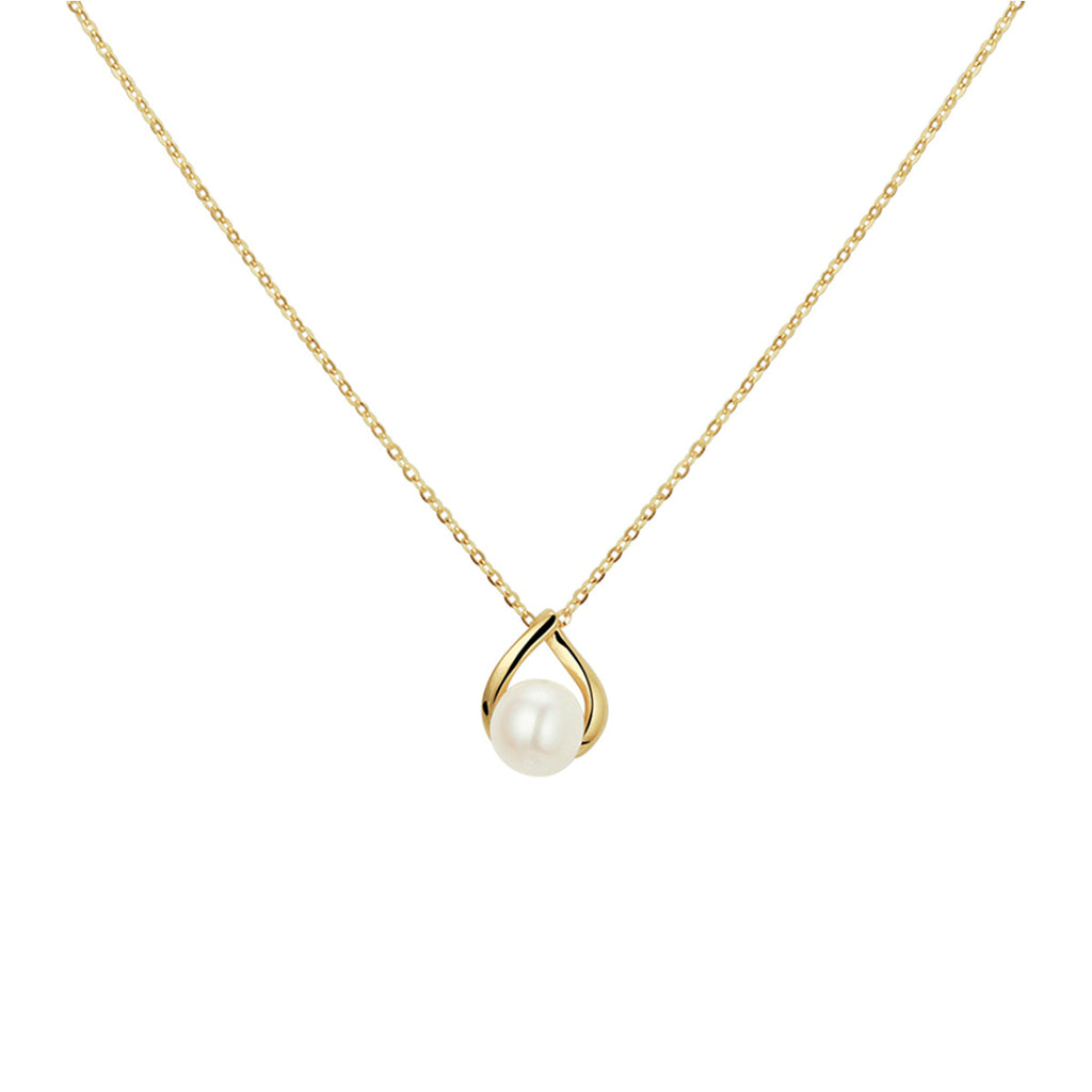 Perlenkette 41 - 43 - 45 cm 14K Gelbgold