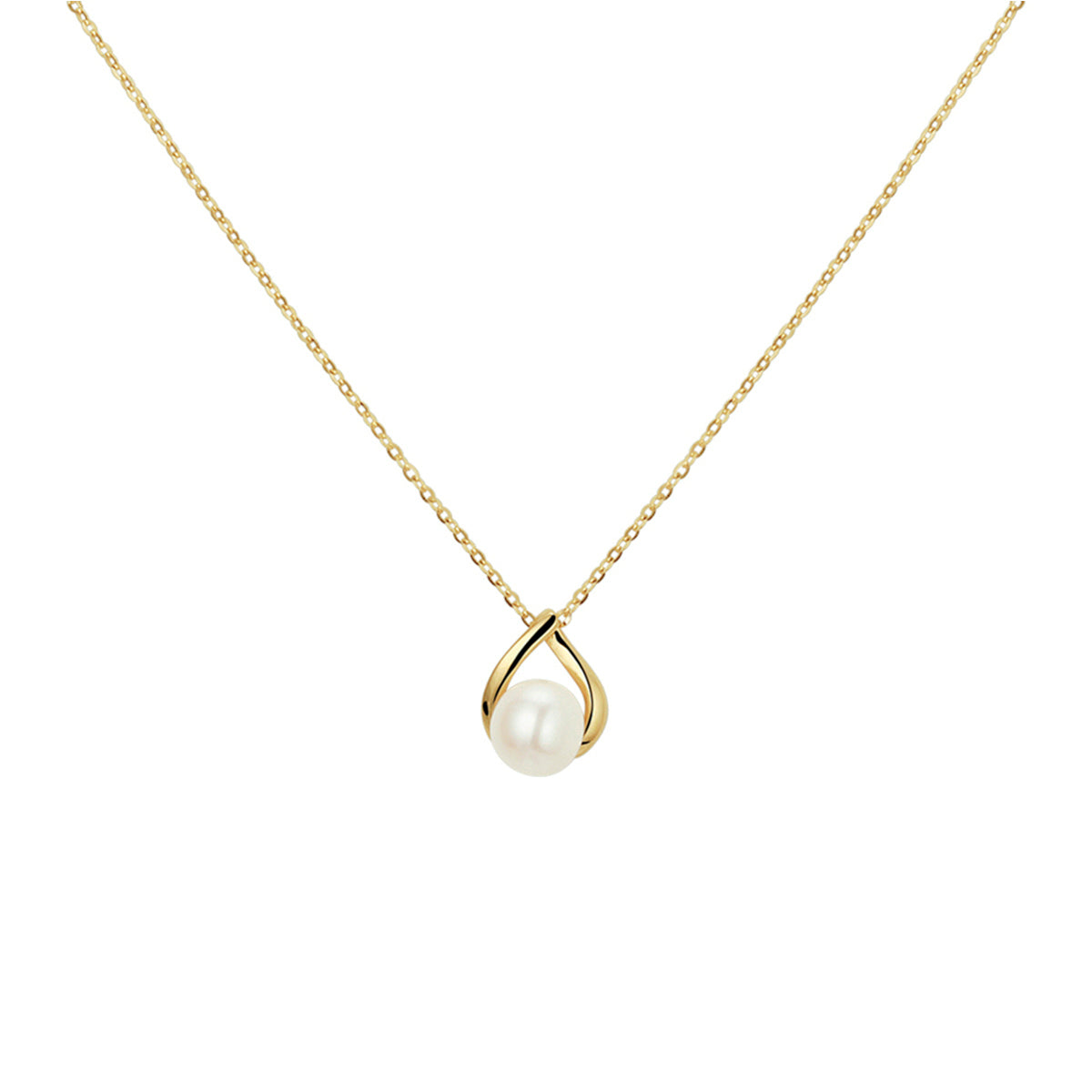 Perlenkette 41 - 43 - 45 cm 14K Gelbgold
