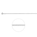 Jasseron 2,0 mm silberweiß