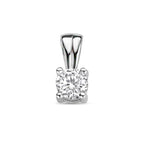 hanger zirkonia 9 mm zilver gerhodineerd