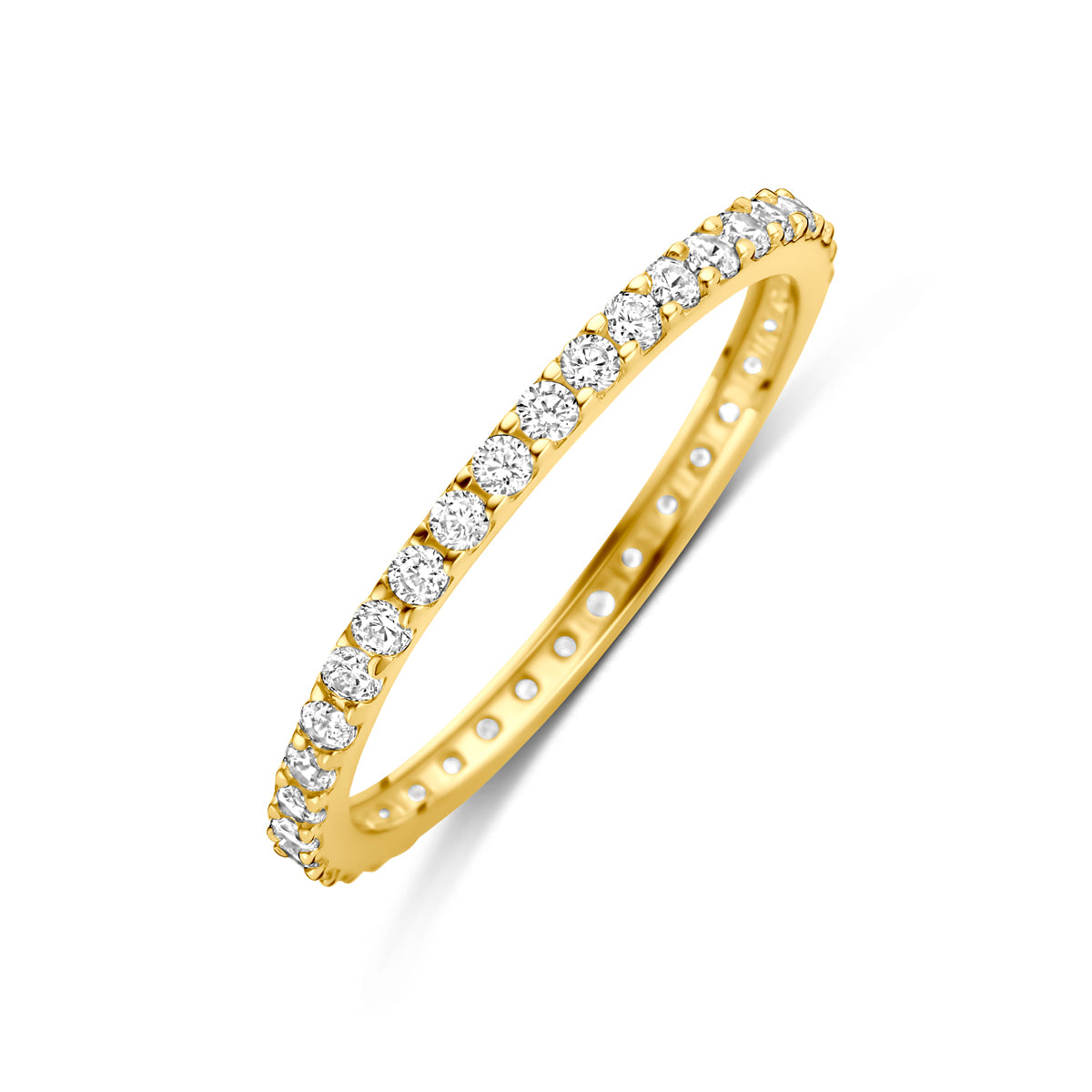 Ring Zirkonia 14K Gelbgold