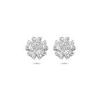 Ohrstecker Zirkonia 10,5 mm Silber rhodiniert