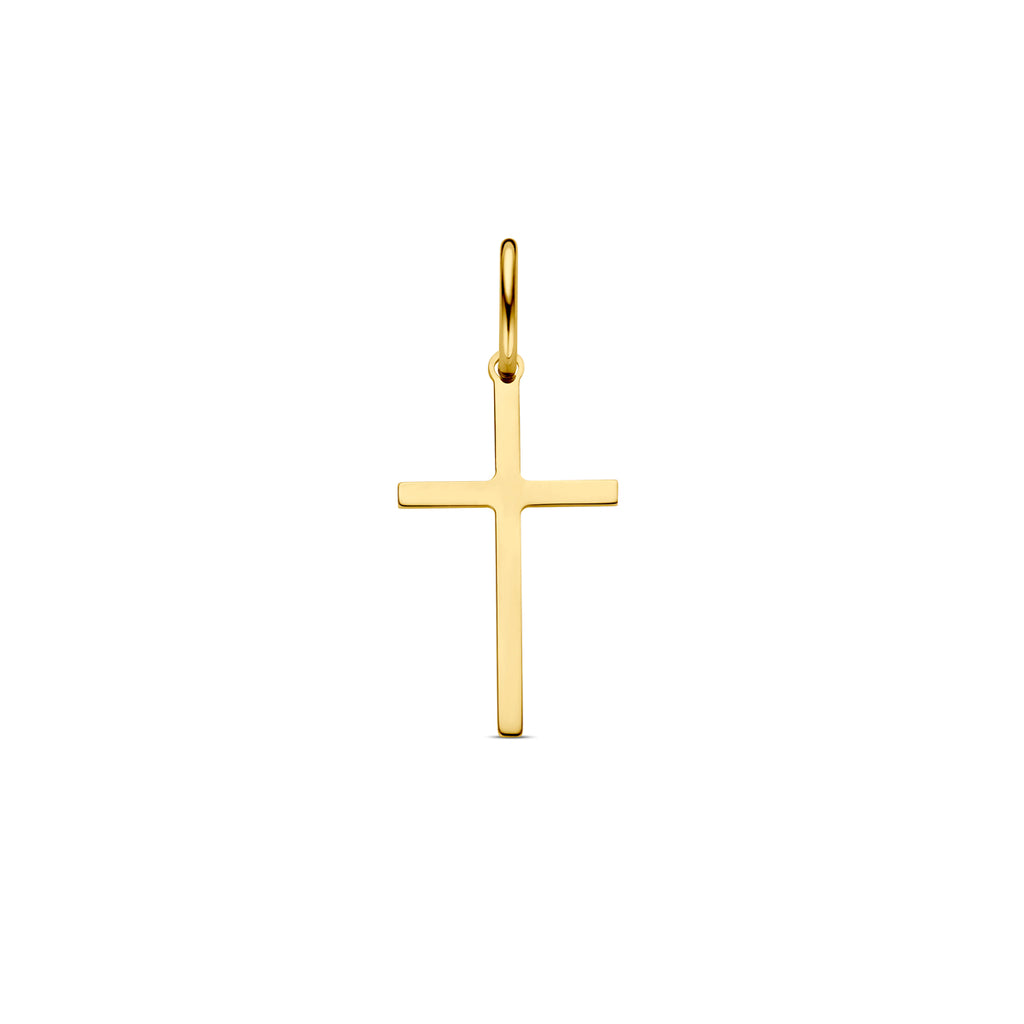 Anhänger Kreuz 14K Gelbgold