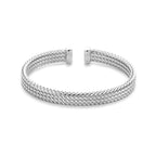 Klemmband 8 mm silber rhodiniert