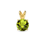 Anhänger Peridot 14K Gelbgold